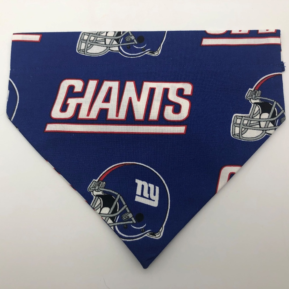 New York Giants Dog Collar Cover Bandanna